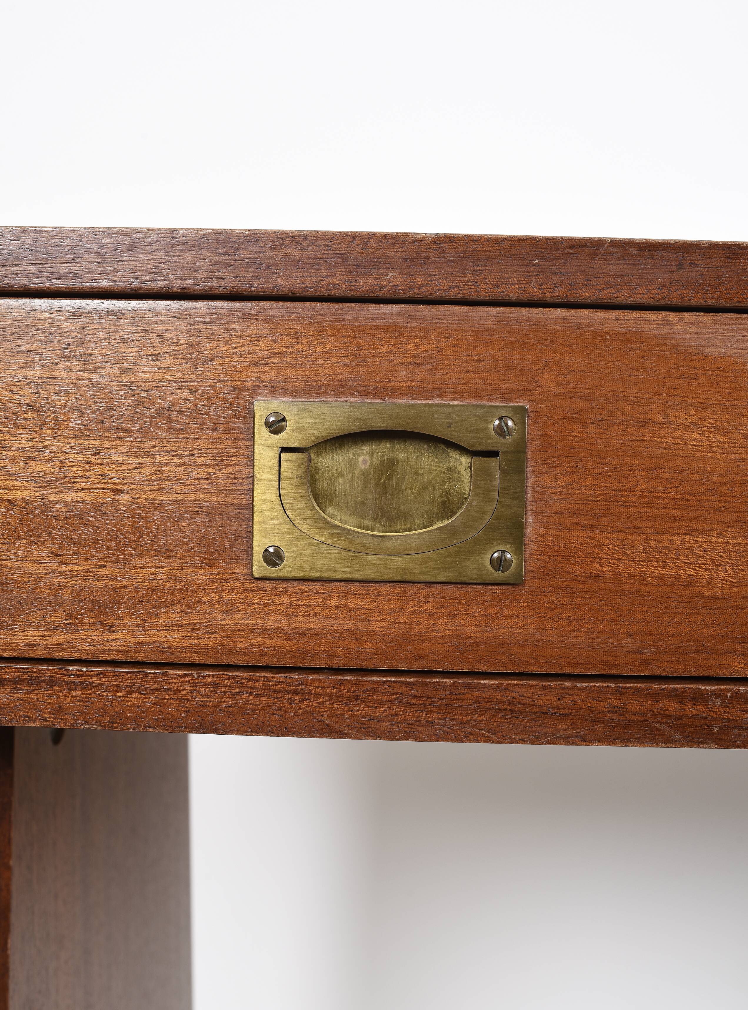 Teak desk, vintage, Gautier brand