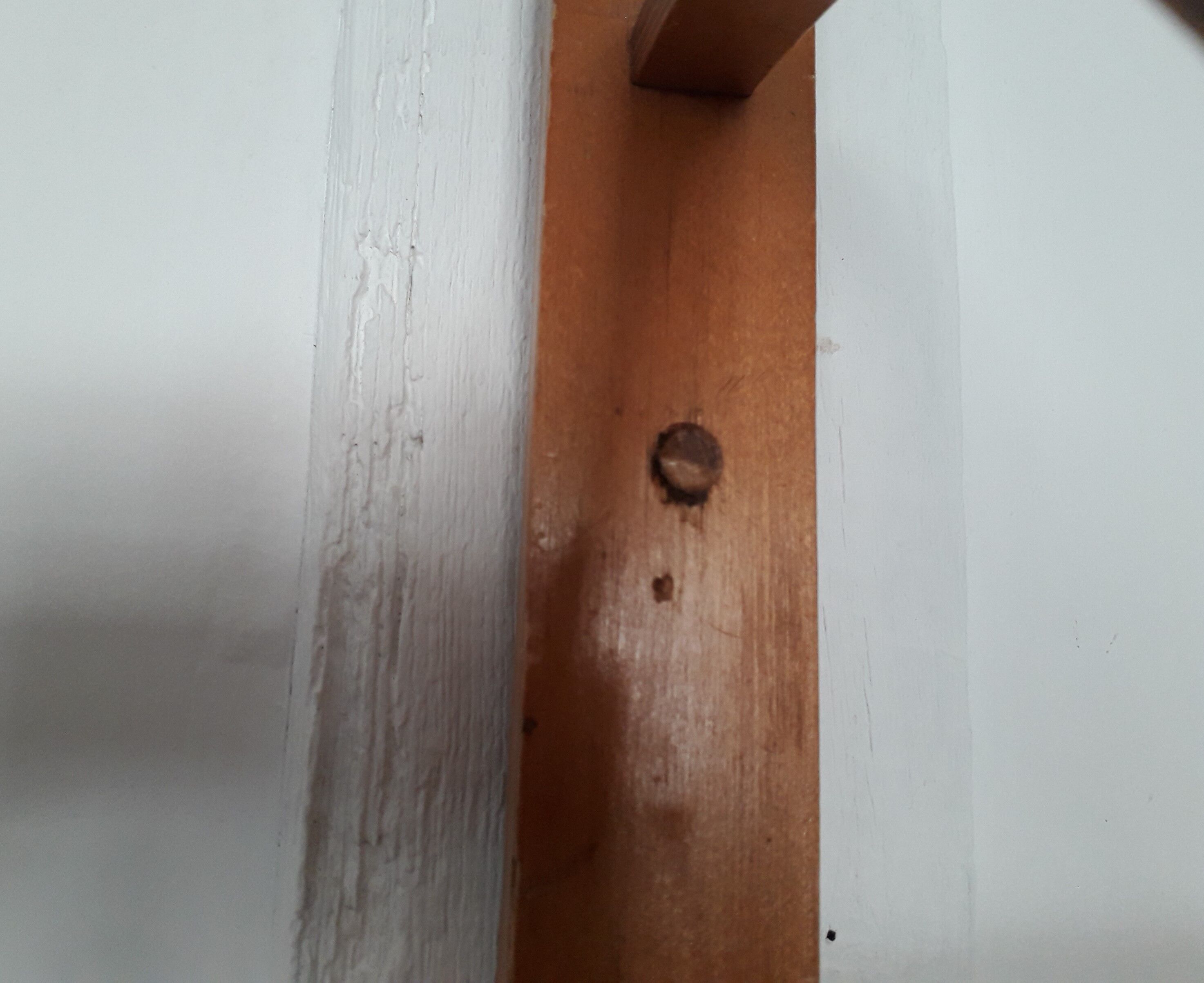 Wooden shelf