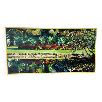 Signed landscape from 1988
