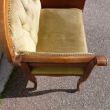 Old phone furniture with seating