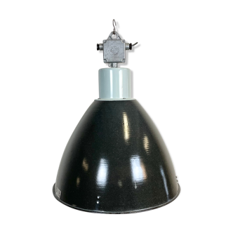 Large Industrial Enamel Factory Pendant Lamp from Elektrosvit, 1960s