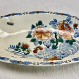 Ancien ravier Gien coq pivoines 1938/1960