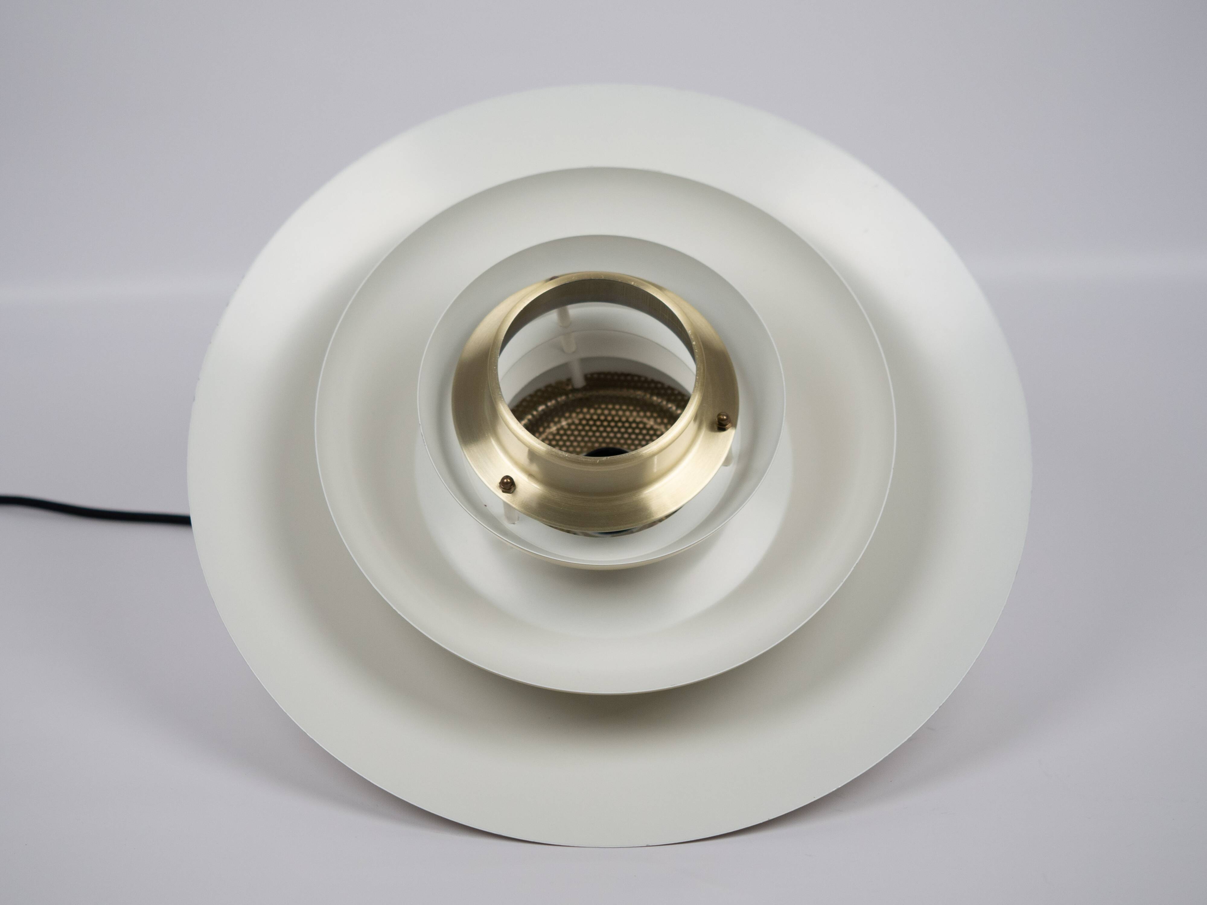 Lampe à suspension vintage danoise Verona par Kurt Wiborg, Jeka, années 1980