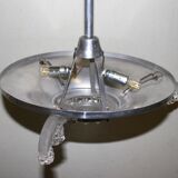 Art Deco pendant lamp by Ezan France, 2 lights 1920