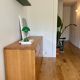 Large oak sideboard, Scandinavian design - 3 drawers and 2 doors.