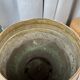Large vintage brass planter