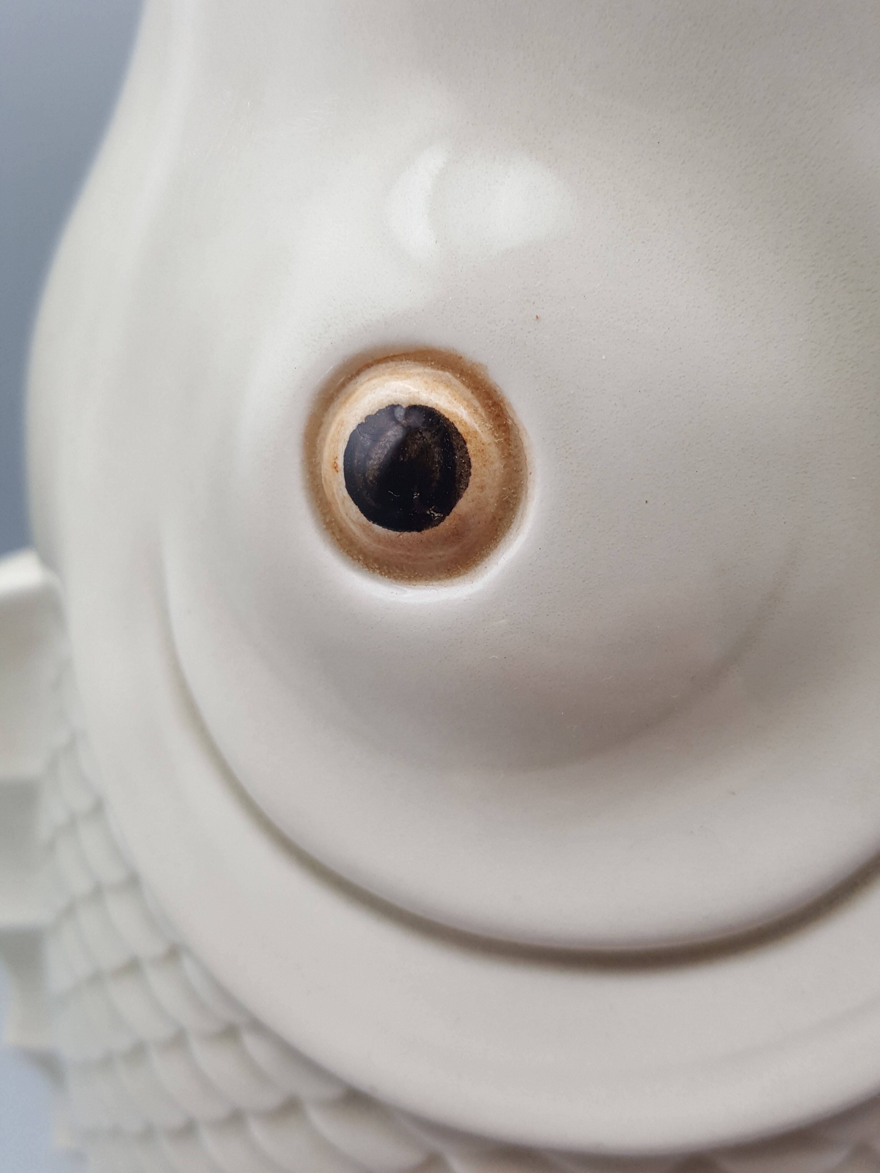 Fish-shaped ceramic vase