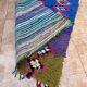 Small vintage Boujaad rug: Abstract Moroccan Boucherouite rug