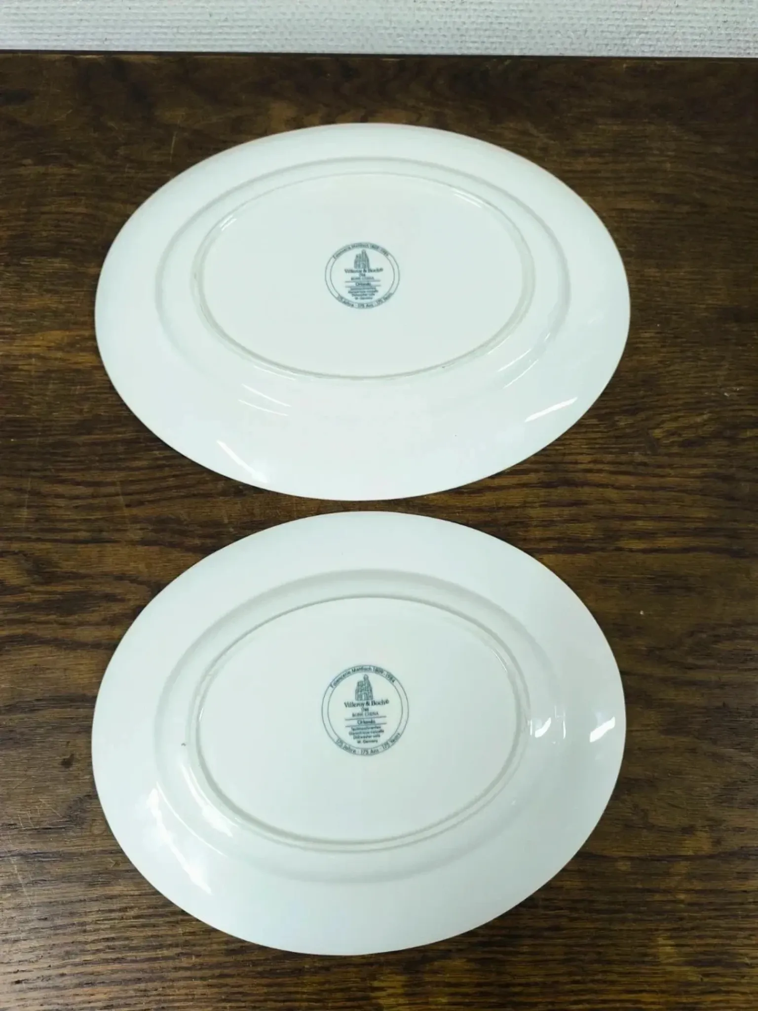 Set of 2 oval dishes Villeroy and Boch Orlando