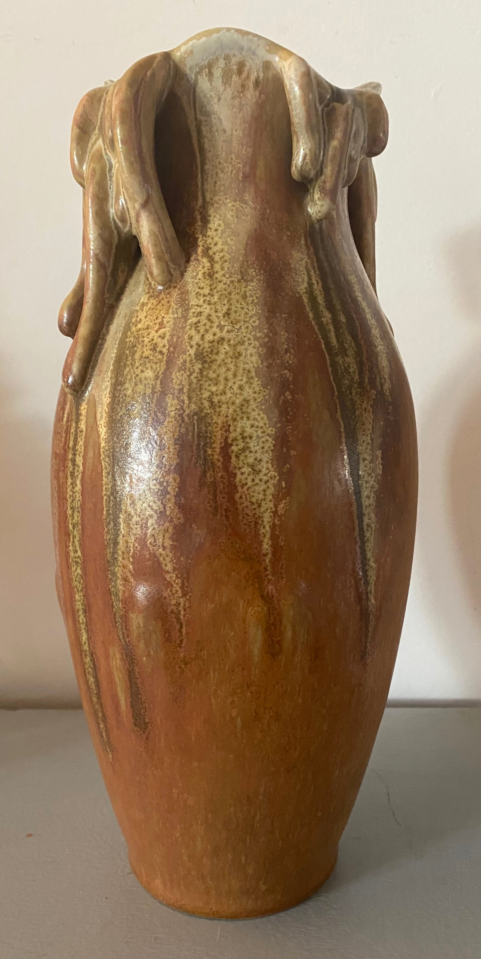 Large vase Denbac cf. René Denert Louis Balichon Motifs goutte (c. 1921)