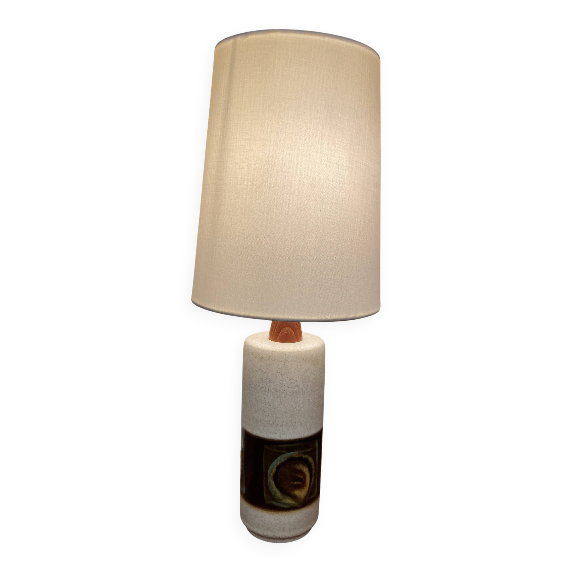 Scandinavian design ceramic lamp 1950.