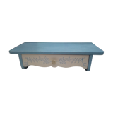 Old wooden shelf with drawer