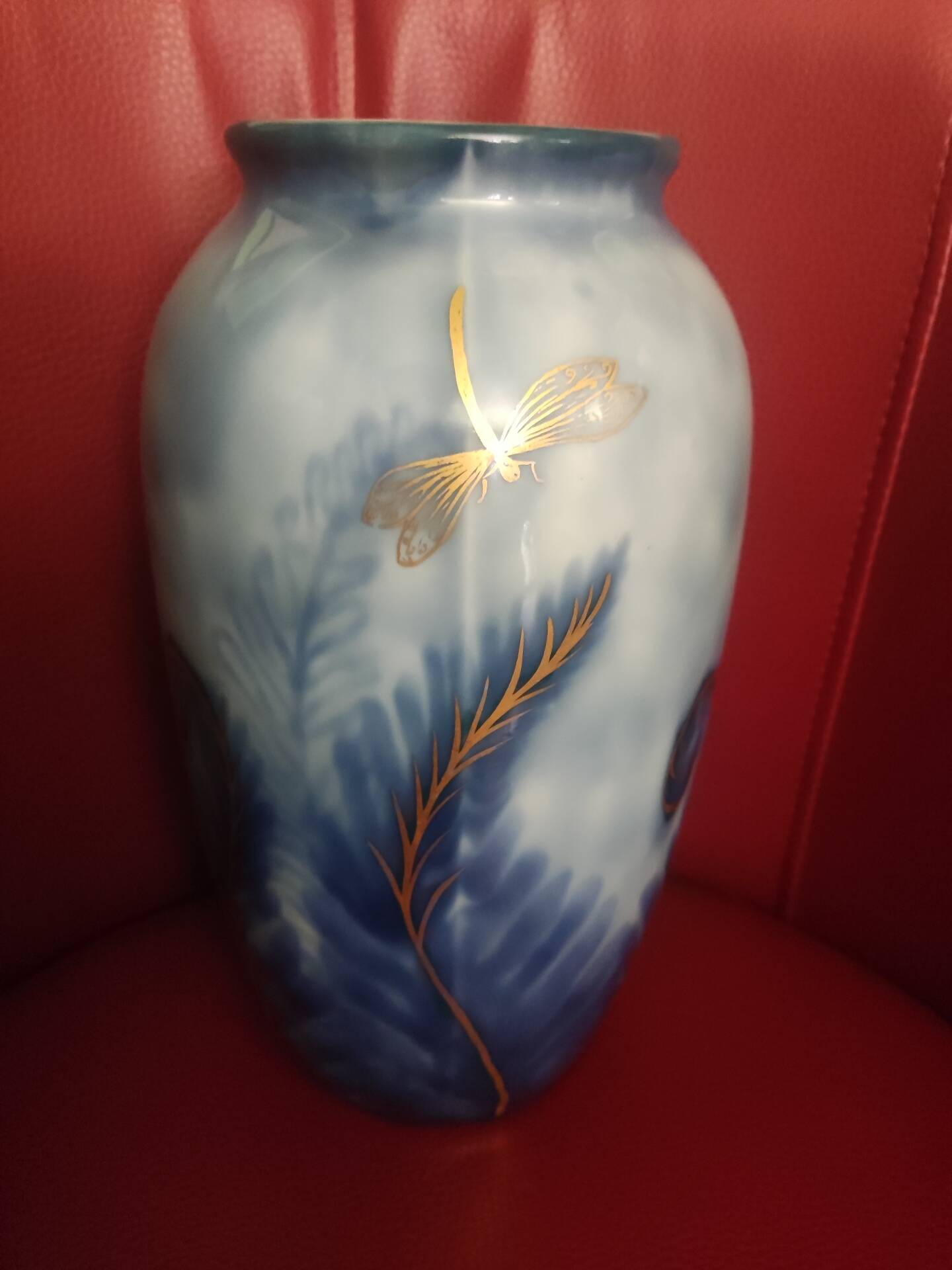 Limoges porcelain vase signed by Camille Tharaud