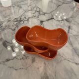 Set of 3 orange ramekins ASA