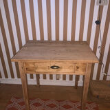Solid wood desk, 1 drawer