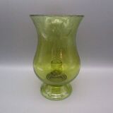 Vintage bubble glass candle holder