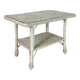 Vintage rattan coffee table 1960