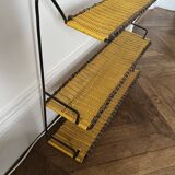 70s shelf in scoubidou and metal