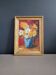 Old oil painting on wood