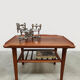 Vintage Scandinavian teak coffee table side table Holger Georg Jensen Kubus