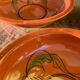Glazed earthenware soup plates from Morocco