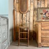 Wooden workshop stool