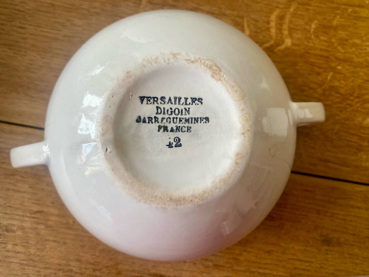 Pot à lait et sucrier Digoin Versailles