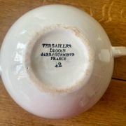 Pot à lait et sucrier Digoin Versailles