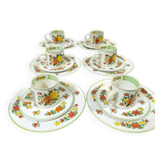 Set of 6 cups, saucers and dessert plates Villeroy and Boch Summer
