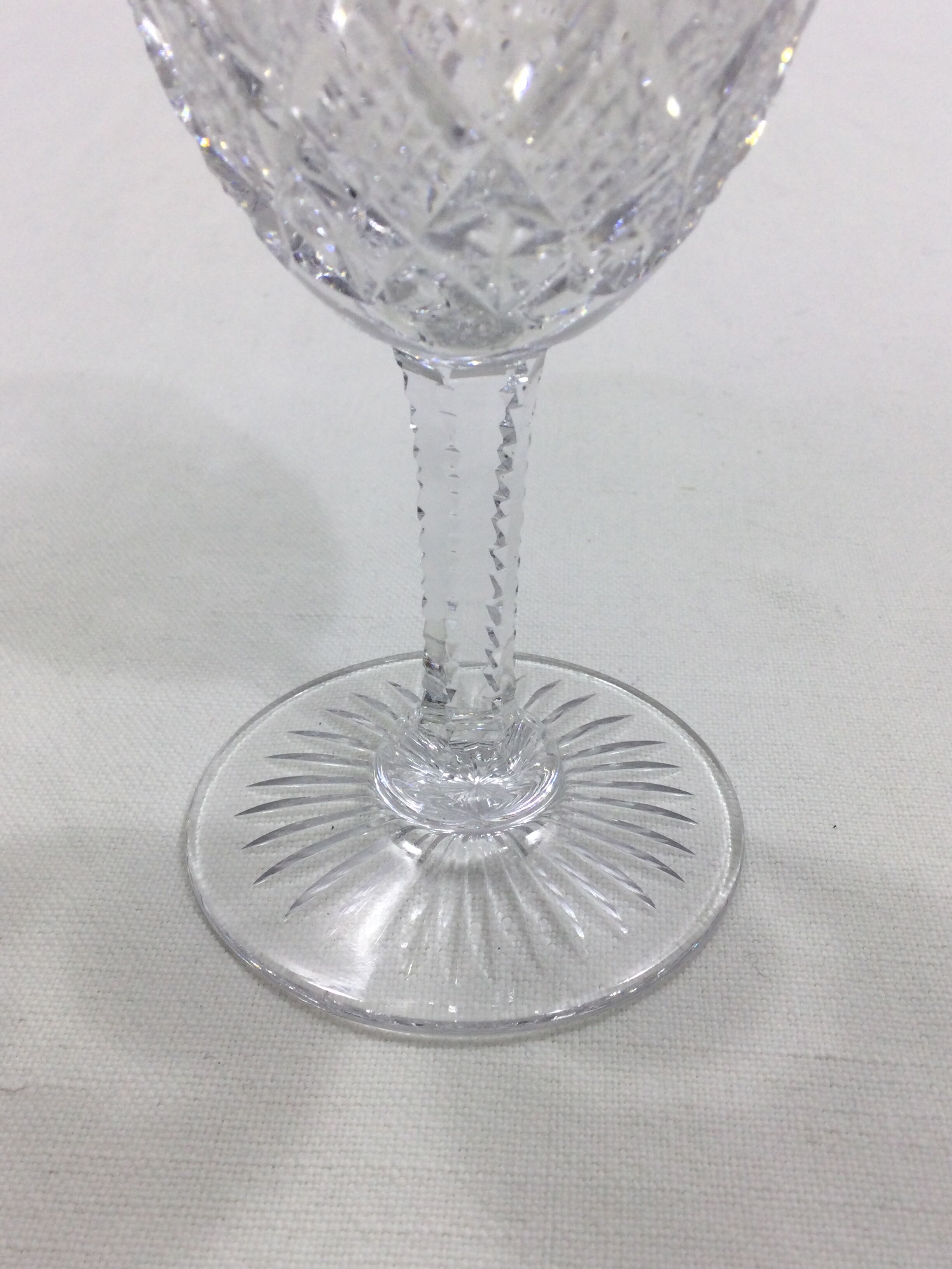 Saint Louis - 6 White Wine Glasses Gavarni Model