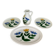 3 vintage ceramic dishes and pitcher from the 50s Poteries du Marais