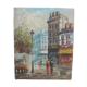 Tableau, Rue de Paris, Marché aux fleurs Burnett