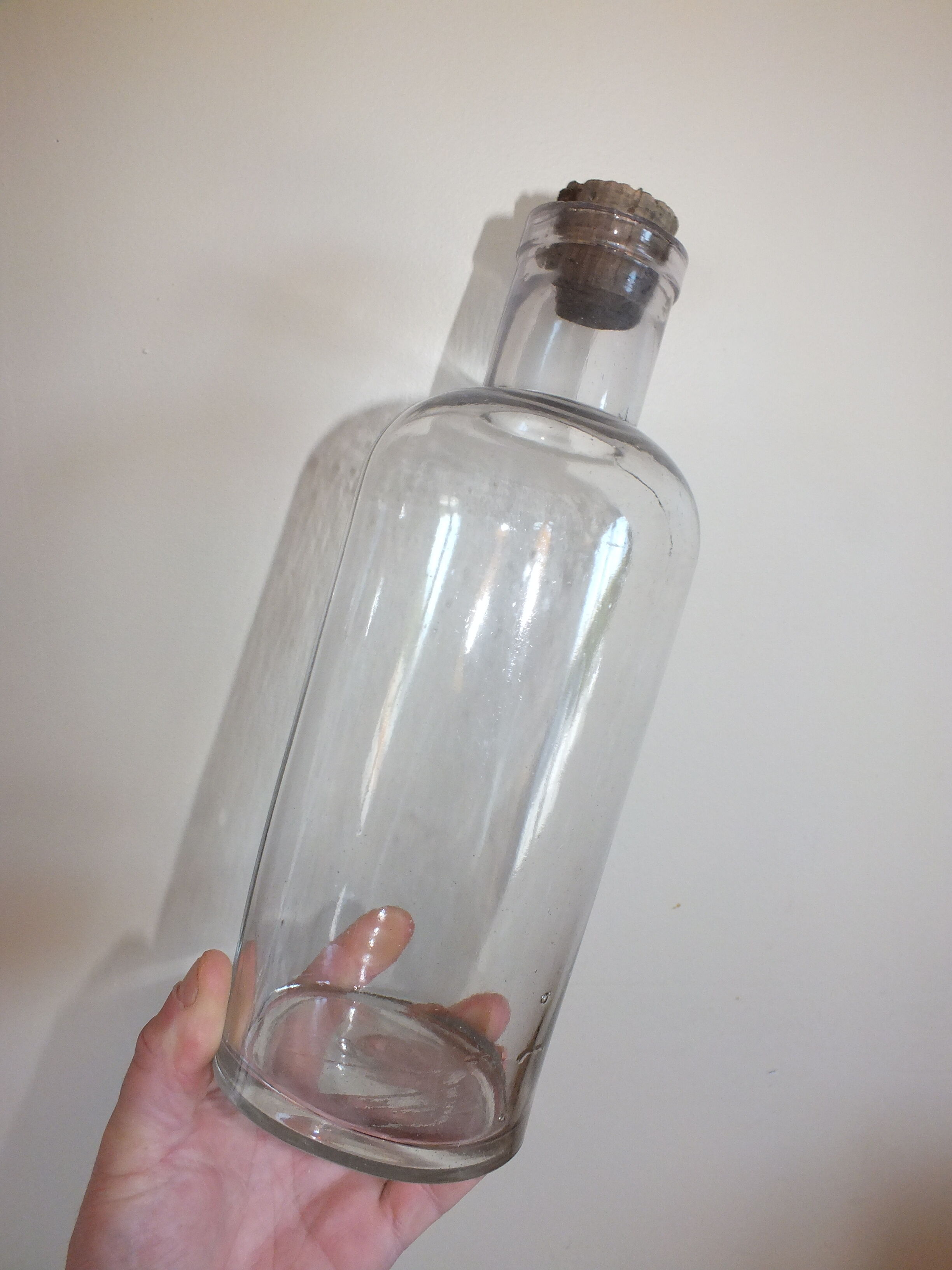 Glass pharmacy bottle or bottle - laboratory, apothecary