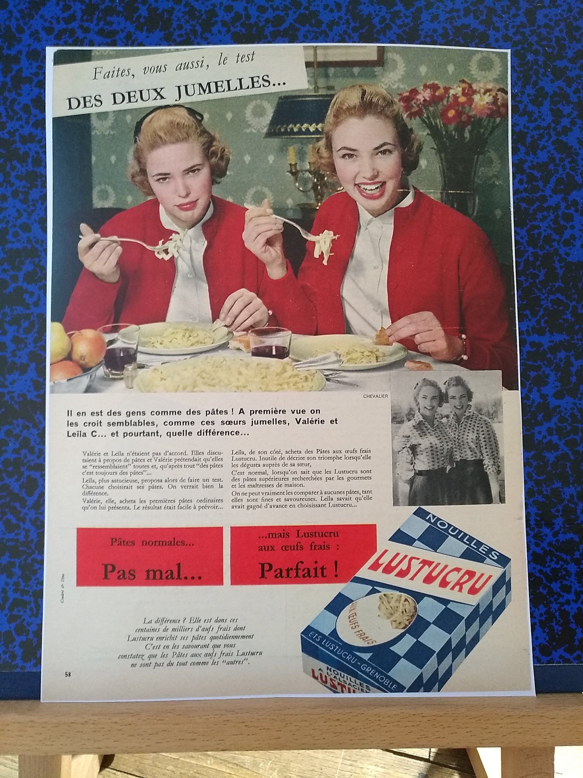 A Lustucru pulp paper advertisement from period review