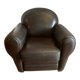 Fauteuil club en cuir
