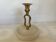 Metal and stone candlestick