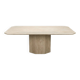 Large travertine table from the 1980s.