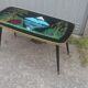 Former black coffee table