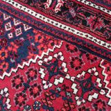 Tapis Vintage Hamadan Fait Main en Laine – Années 1970 – 136 x 205 cm – Rug