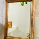 Large 19th century wall mirror in solid wood (available)