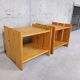 Pair of vintage pine bedside tables 70s 80s