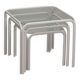 Italian nesting tables trio