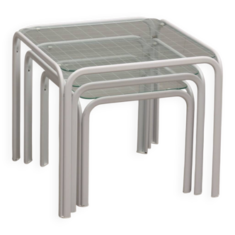 Italian nesting tables trio