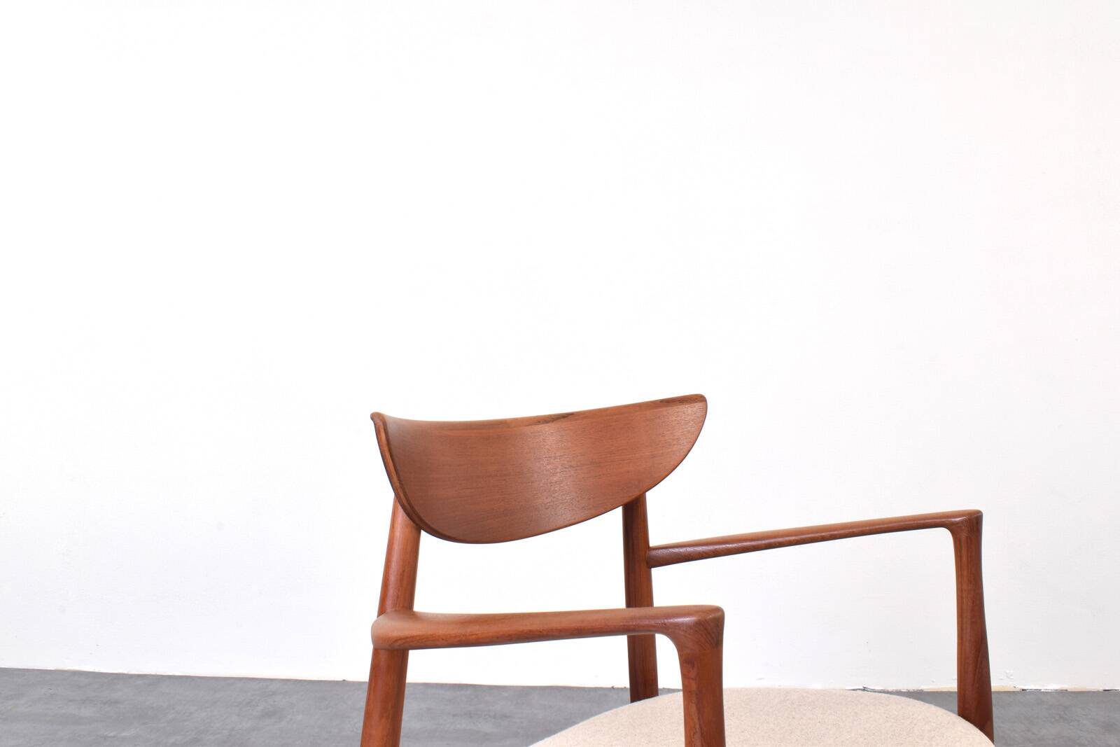 Fauteuil Mid-Century en Teck par Harry Østergaard pour Randers Møbelfabrik, 1960