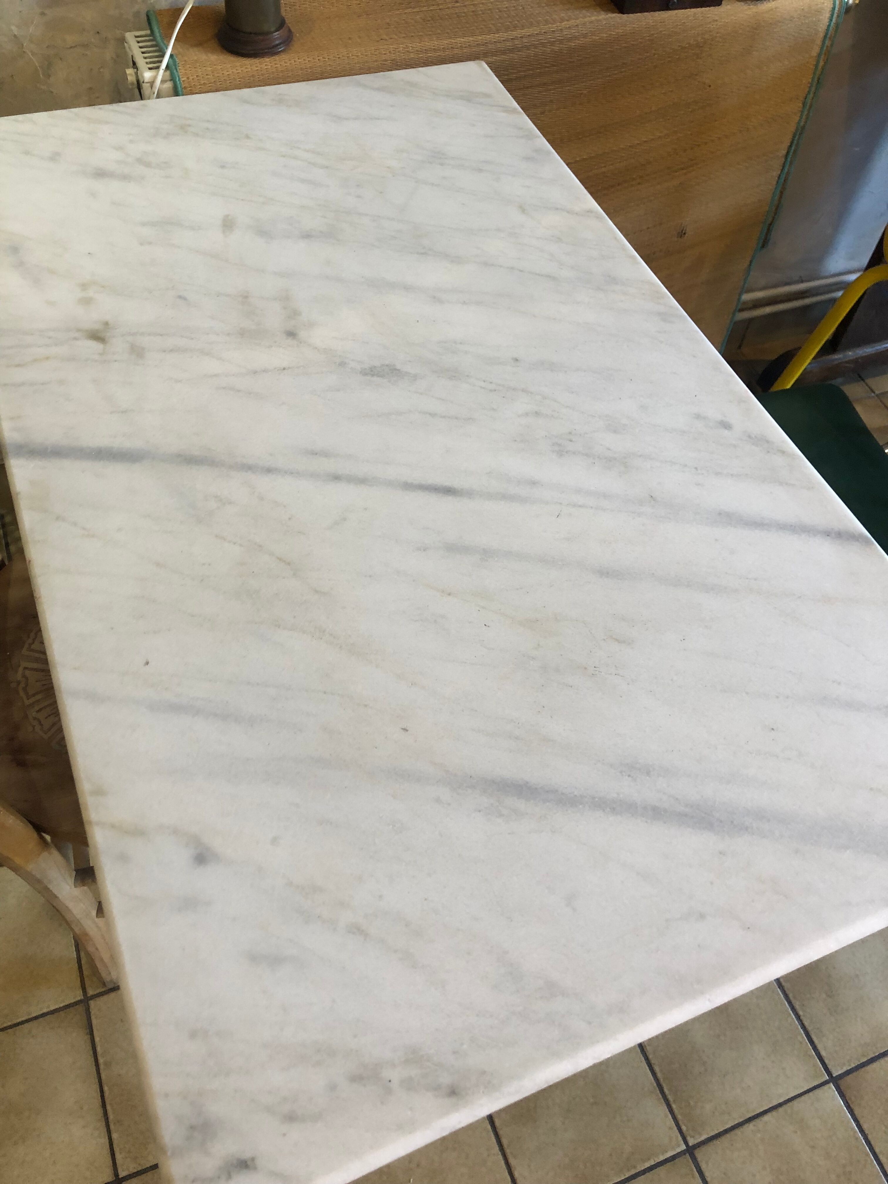 Marble bistro table