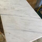 Table de bistrot en marbre