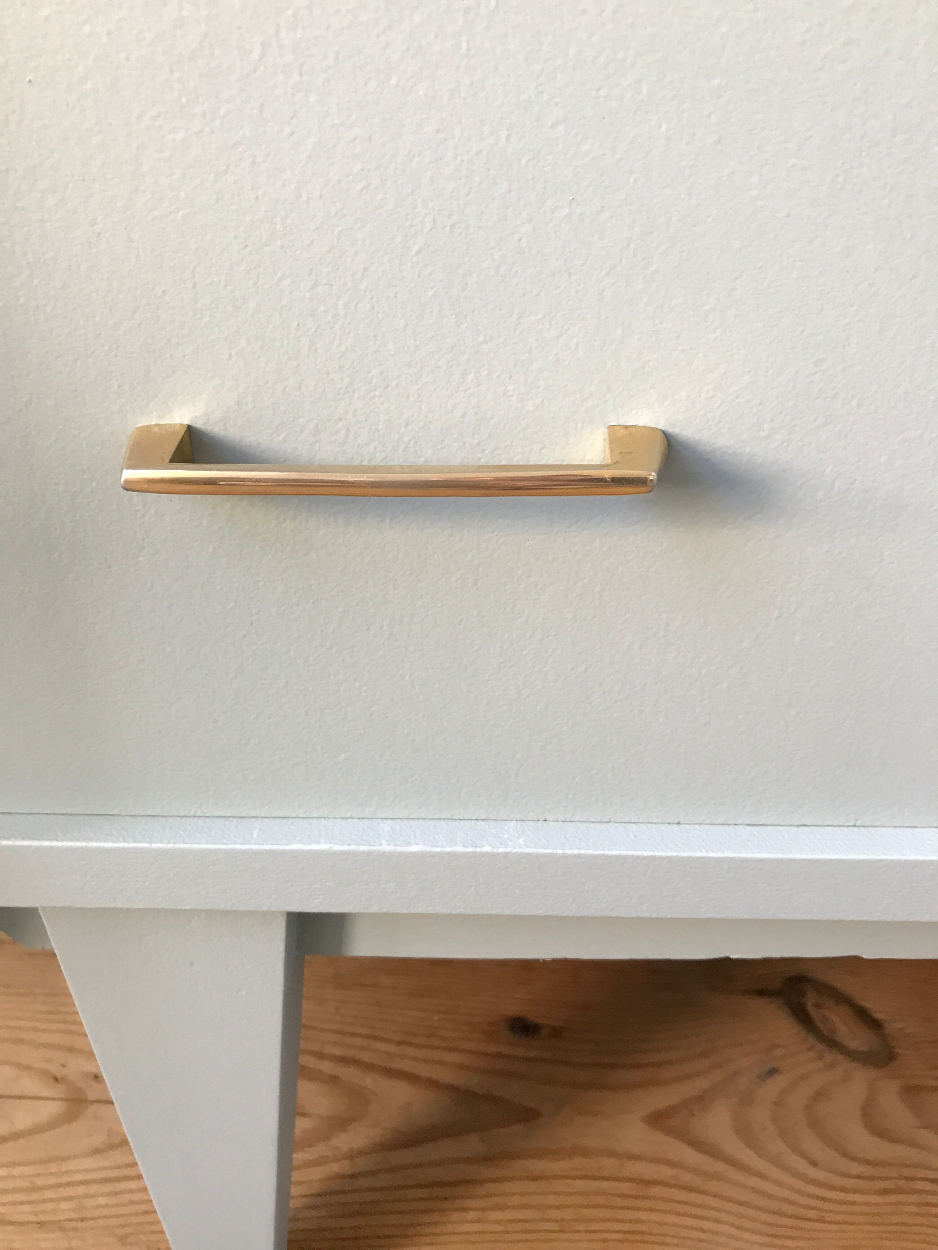 Commode 3 tiroirs vert amande