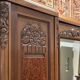 Dressing art deco walnut wardrobe