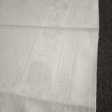 Old damase tablecloth and its 10 towels 230 x 160 cm