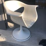 Fauteuil tulip pivotant